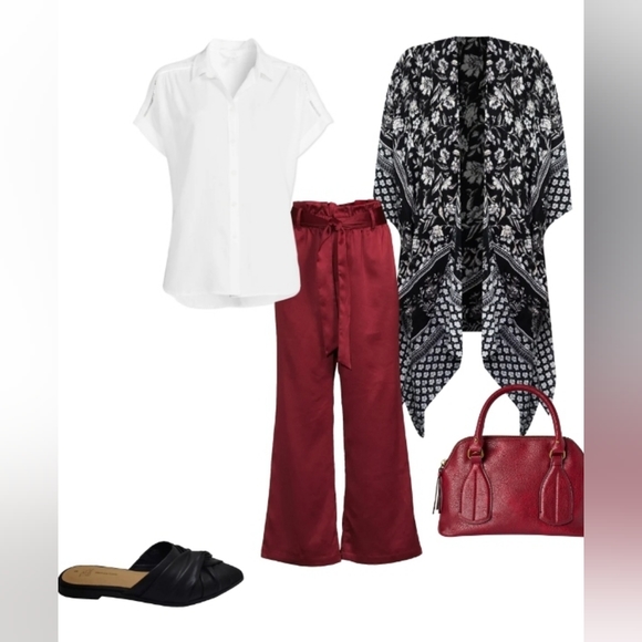 Women's Floral Kimono Layering Piece Size L/XL - Picture 9 of 9